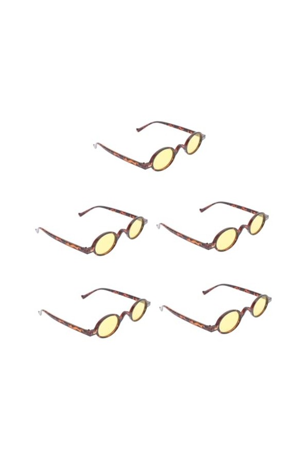 Abaodam 5 Paires Lunettes De Soleil Vintage Lunettes De Mode Pour Femmes Lunettes Des Années 70 Lunettes De Soleil Rouges Pou