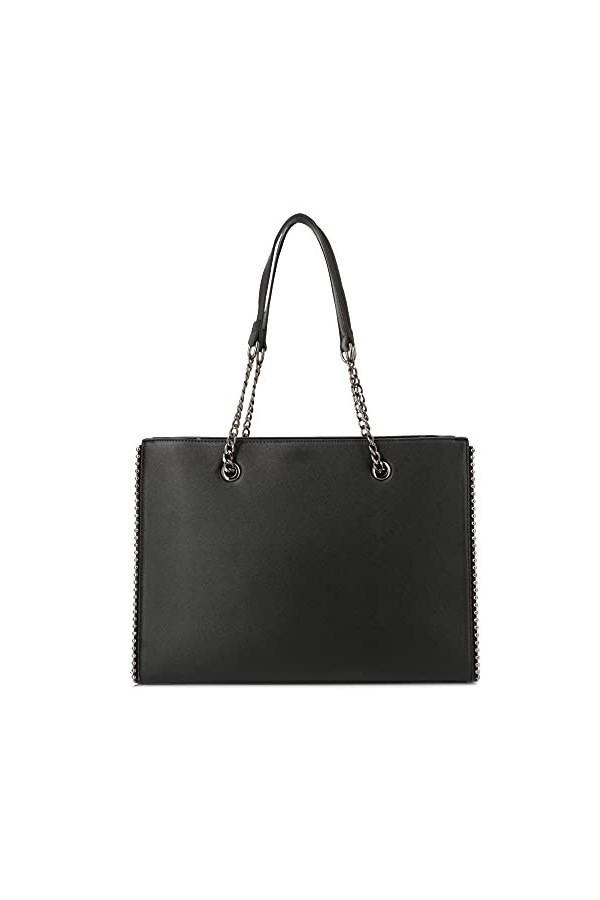 Sac à Main Femme Chaîne Perle Bille Clou - Sac Cabas Cours Grand Format A4 Lycée - Sac Shopping Fourre-Tout Taille XL - Sac V