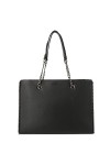 Sac à Main Femme Chaîne Perle Bille Clou - Sac Cabas Cours Grand Format A4 Lycée - Sac Shopping Fourre-Tout Taille XL - Sac V