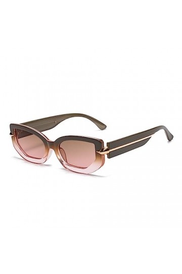 HPIRME Lunettes de soleil Homme Femme Vintage Rays UV400 Shades Mirror Lunettes de soleil, Marron, taille unique