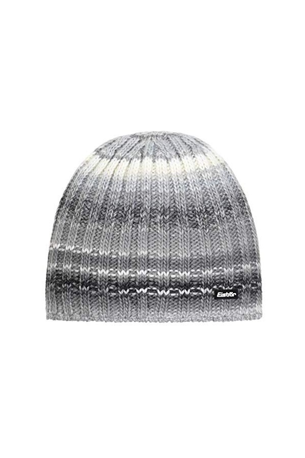 Eisbär Bonnet Lars pour homme et femme, Gris laiteux, Taille unique