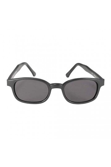 KDs - Lunettes de soleil noir mat sportifs et motards - X 10010 - homme & femme - sadaptent sous un casque de moto vélo ski