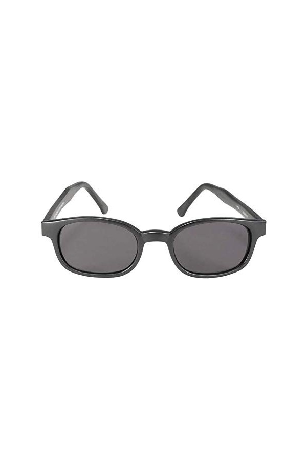 KDs - Lunettes de soleil noir mat sportifs et motards - X 10010 - homme & femme - sadaptent sous un casque de moto vélo ski
