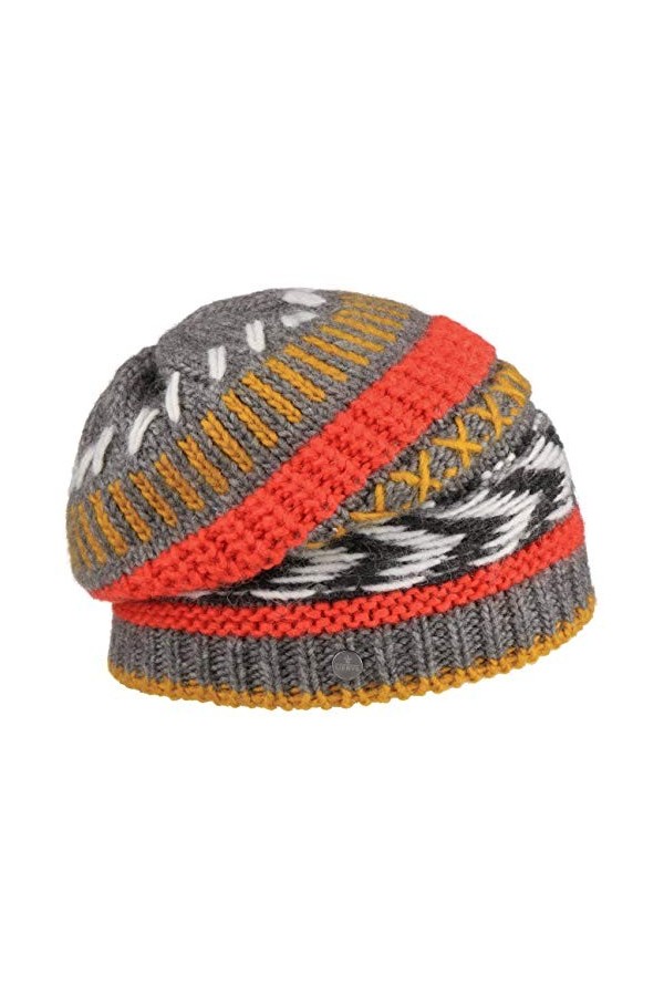 Lierys Bonnet Beanie Vestia Femme/Homme - Made in Italy pour lhiver Automne-Hiver - Taille Unique Multicolore
