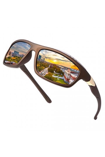 YIMI Lunettes de soleil polarisées de sport pour homme et femme pour cyclisme, conduite, pêche, golf, protection UV400, lunet