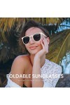 Cyxus Lunettes de soleil pour homme et femme - Pliable - Légères - TR90 - Polarisées - UV 400 - Pour conduite, pêche, voyage,