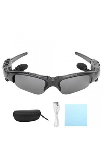 Socobeta Lunettes de Soleil dextérieur Smart Glasses avec Casque Bluetooth