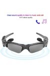 Socobeta Lunettes de Soleil dextérieur Smart Glasses avec Casque Bluetooth