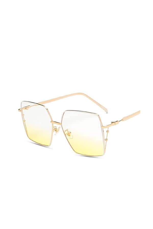 EkeNoz Lunettes de soleil rétro en métal for femmes, Photo de fête, vacances en plein air, tendance, décontractées, UV400, ca