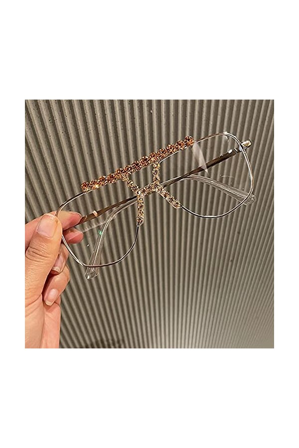 Mode Oeil De Chat Surdimensionné Femmes Lunettes De Soleil Cadre Doré Strass Lunettes De Soleil Vintage Cadre Lunettes Hommes