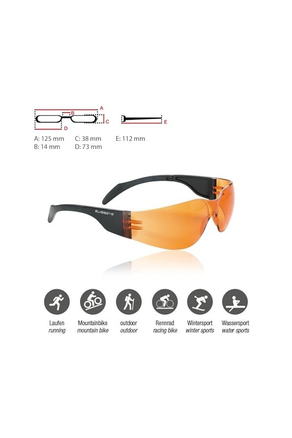 Swiss Eye Outbreak S 14041 Lunettes de sport Noir