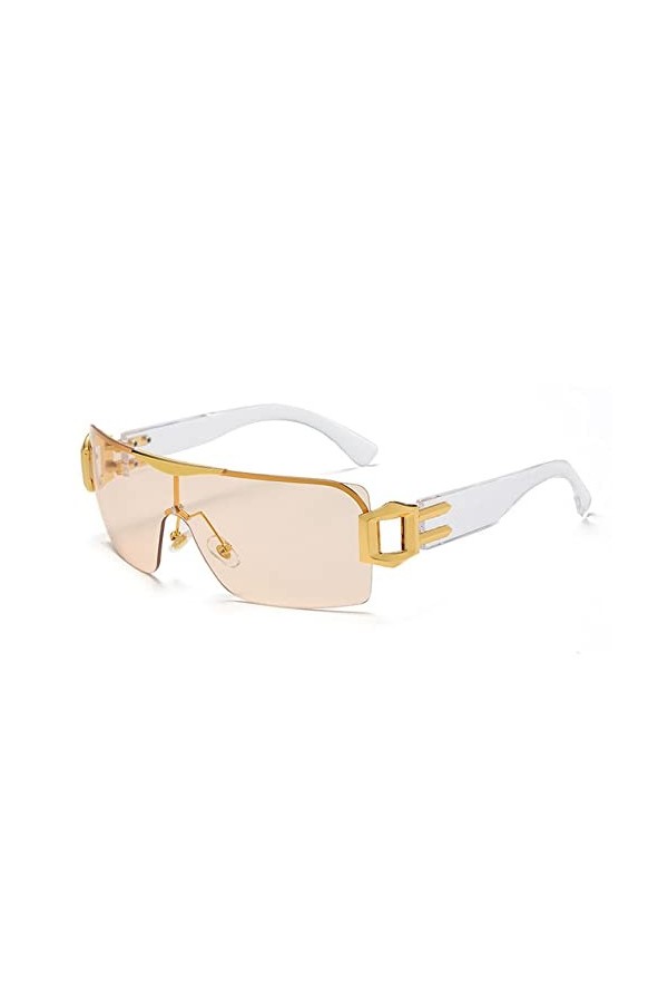 HPIRME Punk One Piece lunettes de soleil femmes lunettes de soleil sans monture pare-soleil lunettes hommes lunettes lunettes