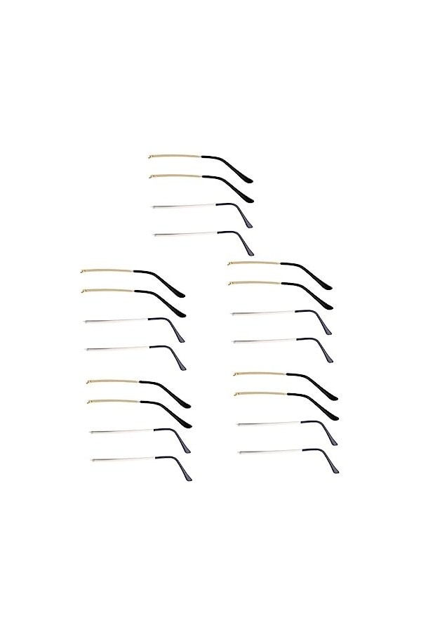 Healeved 10 Paires Jambes De Lunettes Temple De Remplacement De Lunettes Jambe De Lunettes De Soleil Bras De Lunettes Tournev