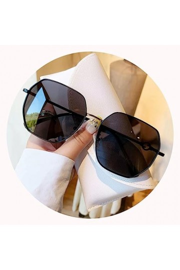 SYUFRE Lunettes de Soleil Lunettes de Soleil polarisées pour Femmes Lunettes de Soleil Lunettes de Soleil à Grande Monture Lu