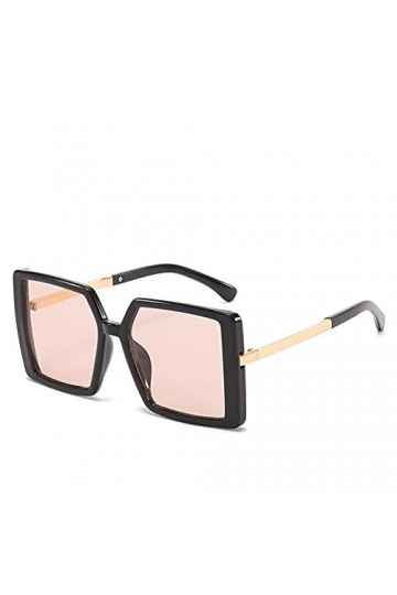 AMFG Lunettes de Soleil branchées Lunettes de Soleil Rouges Net Lunettes de Soleil pour Femmes Color : D 