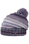Lierys Bonnet Fauske Femme/Homme - Made in Germany Bonnets à Pompon Casquettes Type Gavroche pour lhiver avec Revers, Revers