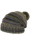 Lierys Bonnet Fauske Femme/Homme - Made in Germany Bonnets à Pompon Casquettes Type Gavroche pour lhiver avec Revers, Revers