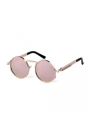 AMFG Lunettes de Soleil Punk Vapeur rétro Hommes et Femmes Lunettes de Soleil en métal Color : B, Size : M 