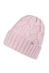 Roeckl 23031-595 Bonnet en Cachemire avec Tresses de Couleur Rose 304 Muetze, Taille Unique Femme