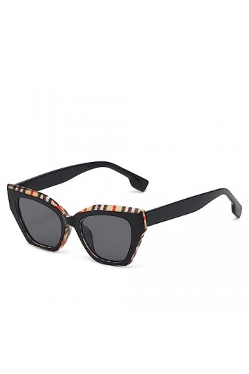 HPIRME Lunettes de soleil vintage femmes hommes rayons UV400 miroir extérieur parti lunettes de soleil nuances, Multy noir, t