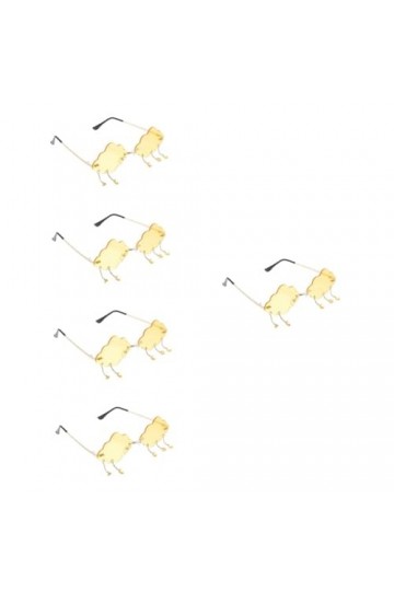 Holibanna 5 Pièces De Lunettes De Soleil Lunettes Mignonnes Lunettes De Nuage Sans Monture Lunettes De Nuage Cool Lunettes Dr