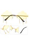 Holibanna 5 Pièces De Lunettes De Soleil Lunettes Mignonnes Lunettes De Nuage Sans Monture Lunettes De Nuage Cool Lunettes Dr