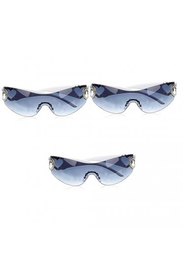 SOIMISS 3 Pièces Lunettes Cool Lunettes De Soleil Vintage Lunettes De Soleil Femme Tendance Été Lunettes De Soleil Enveloppan