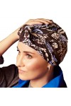Christine Headwear Beatrice Turban avec Rubans Bandeau, Paisley Swirls, Taille Unique Femme