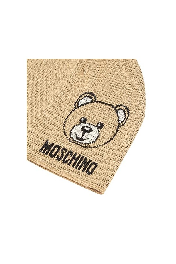 MOSCHINO Femme Teddy Bear Bonnet Brown