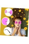 Gadpiparty 5 Pièces Lunettes De Soleil Sans Monture Lunettes De Déguisement Lunettes Élégantes Lunettes Femme Lunettes De Fée