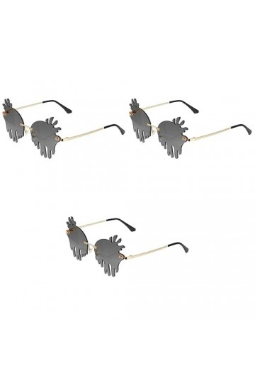 SOIMISS 3 Paires Lunettes De Soleil Drôles Lunettes De Soleil Rétro Lunettes De Soleil Tendance Pour Femmes Lunettes De Solei