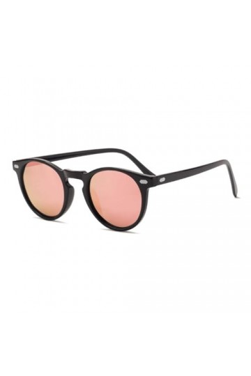 SONISA Lunettes de soleil polarisées hommes femmes mode ronde TAC lentille cadre conduite lunettes de soleil UV400, C5 noir r
