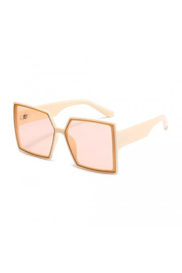 HPIRME Lunettes de soleil carrées pour femmes Lunettes de soleil surdimensionnées pour femmes Vintage Travel Shade Retro, Pin