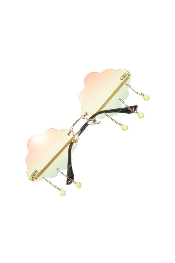 Holibanna 5 Pièces Lunettes De Soleil Décoratif Nuage Lunettes Nuage Lunettes De Soleil Nuage Disco Lunettes Clair Sans Montu