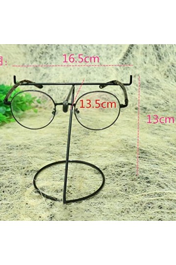 GagalU Présentoir de lunettes de soleil Présentoir de lunettes noir et blanc Présentoir de lunettes de soleil en métal Access