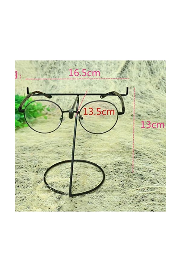 GagalU Présentoir de lunettes de soleil Présentoir de lunettes noir et blanc Présentoir de lunettes de soleil en métal Access