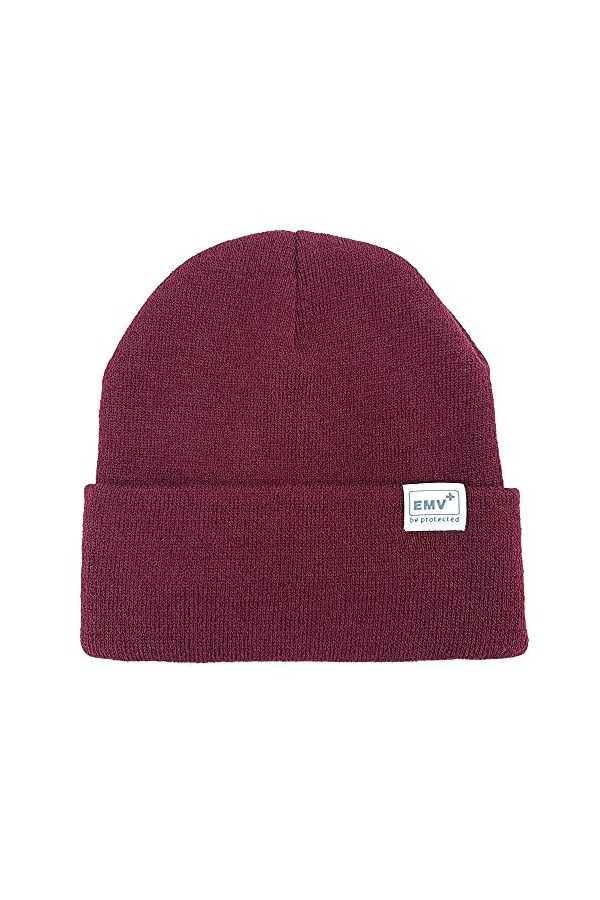 EMV+ Bonnet tricoté anti-radiation - Protection contre les radiations - Protection contre les rayons du téléphone portable - 