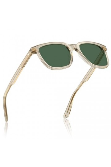 Carfia Vintage Lunettes de Soleil Femme Homme Polarisées Protection UV400 Cat.3 Anti Fatigue Oculaire Voyage Conduite Plage