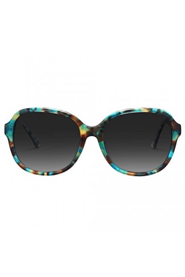 Carfia Oversized Lunettes de soleil Polarisées pour Femme UV400 Protection Lunettes Solaires avec Acétate Durable