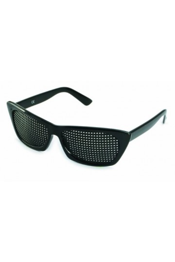 Lunettes noires à grille carrée 415-FSP&nbsp;-&nbsp;Avec accessoire-
