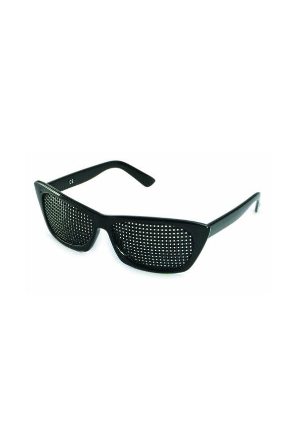 Lunettes noires à grille carrée 415-FSP&nbsp;-&nbsp;Avec accessoire-