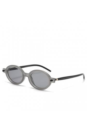 MUTYNE Lunettes de Soleil de Mode Ovales Lunettes de Soleil pour Hommes Lunettes de Soleil Vintage Femmes Steampunk Shades Lu