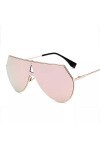 SHEANAON Lunettes de Soleil pour Femmes Monture surdimensionnée Lunettes de Soleil Dames Accessoires Femme Lunettes