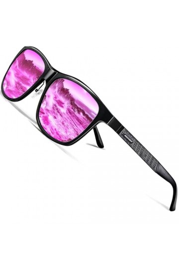 ROCKNIGHT Lunettes de soleil polarisées HD pour homme et femme Protection UV400 Cadre en métal Al-Mg Lunettes de soleil légèr