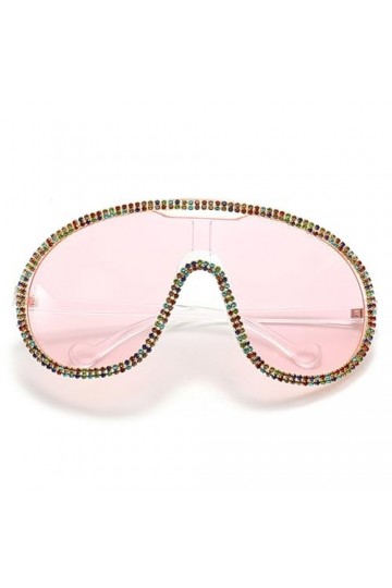 MYPIKY Lunettes De Soleil En Strass À La Mode Pour Femmes Lunettes De Soleil Esthétiques Pour Adultes Lunettes De Soleil De F