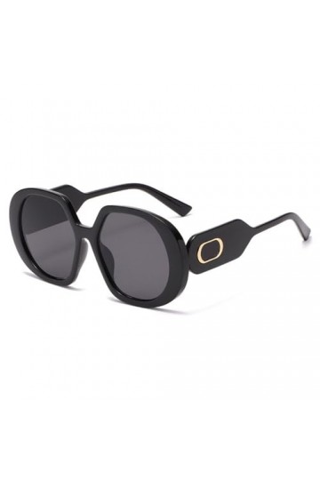 Lunettes de Soleil pour Femmes Lunettes de Soleil Carrées Noires Nuances de Conduite Carrées UV400, Nuances C4, Taille Unique