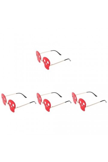 Abaodam 4 Paires Lunettes De Soleil Drôles Espejuelos Para Mujer Lunettes Femme Lunettes Sans Monture Lunettes De Soleil Sans