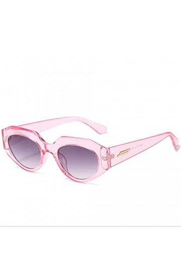 Lunettes De Soleil Femme Homme Lunettes De Soleil Vintage Femmes Hommes Petites Lunettes De Soleil Dames Lunettes Noires-Rose