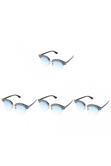 Healifty 4 Paires Des Lunettes De Soleil Lunettes Sans Monture Lunettes De Soleil Surdimensionnées Lunettes De Soleil Tendanc