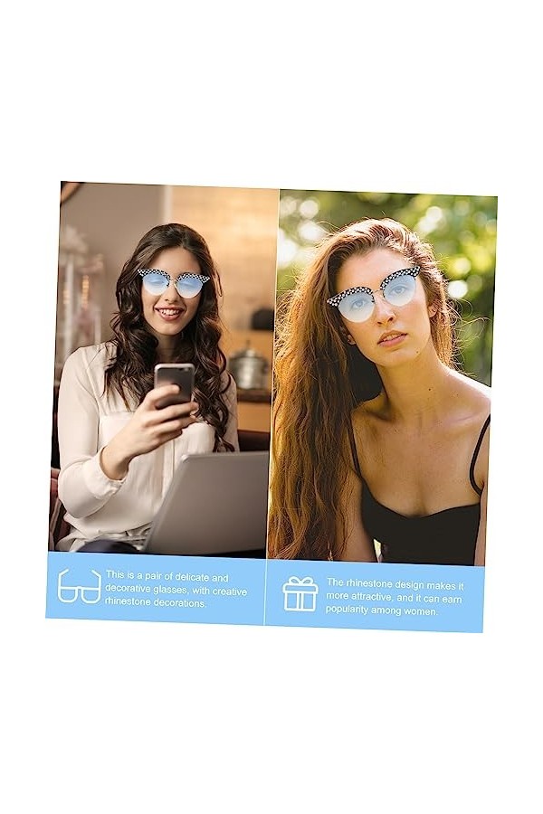 Healifty 4 Paires Des Lunettes De Soleil Lunettes Sans Monture Lunettes De Soleil Surdimensionnées Lunettes De Soleil Tendanc